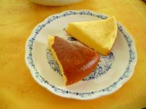 炊飯器とプロセスチーズdeチーズケーキ